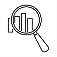 Evaluation icon outline vector