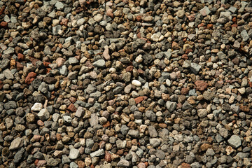 A background made of many small stones