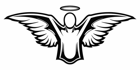angel wings vector illustration