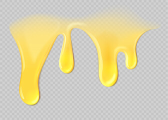 Realistic honey flow.