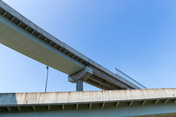 The Blue Sky Overpass in Chengdu, Sichuan Province, China