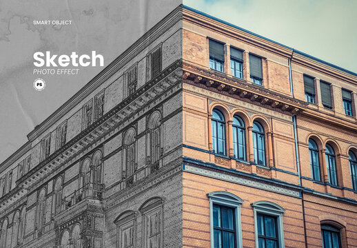 Sketch Photo Effect Template
