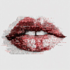 Lips made of binary codes