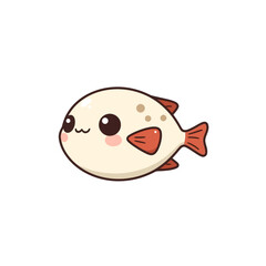 Cute Fugu Cartoon Very Cool