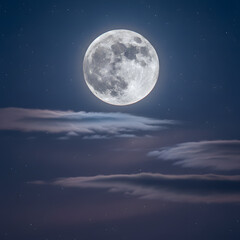 Fototapeta premium moon and clouds