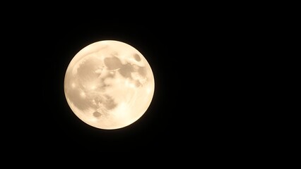 planetarium. A full moon glowing brightly against the dark night sky with crisp details. travel magazines, destination branding, designed for travel destination branding.