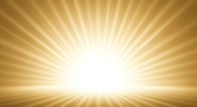 Golden Light Rays Background abstract shine bright beam sunlight radiant glow warm