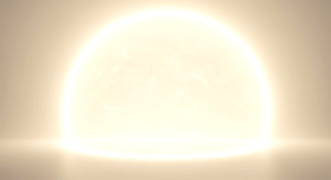 Glowing Sphere with Light Beam abstract illumination energy radiant bright background