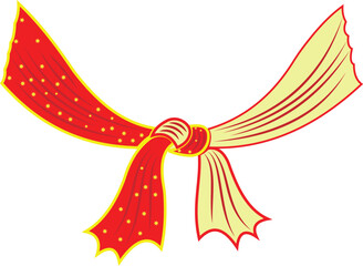 Indian wedding gathbandhan dupatta design.