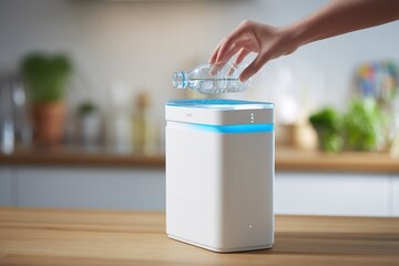 Modern kitchen gadget transforms water to enhance flavor and nutrition in meals