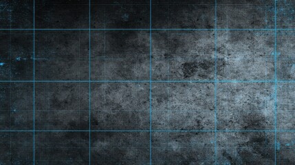 Textured Gray Background With Blue Grid Pattern, Ideal for Design Projects and Digital Presentations