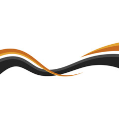 Modern Business Wavy Lines Border