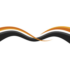 Modern Business Wavy Lines Border
