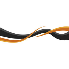 Modern Business Wavy Lines Border