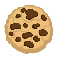 Chocolate Chip Cookie Illustration