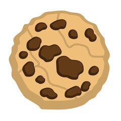 Chocolate Chip Cookie Illustration