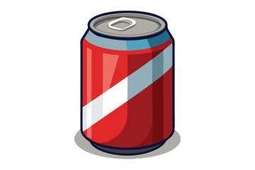 soda can on white background