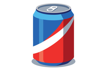 soda can on white background