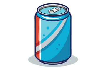 soda can on white background