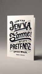 Trendy Christmas Quote Poster with Clean Design