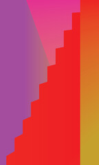 abstract background with colorful stripes