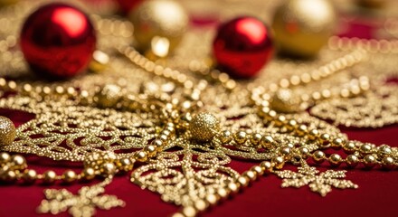 Luxury Golden Christmas Baubles