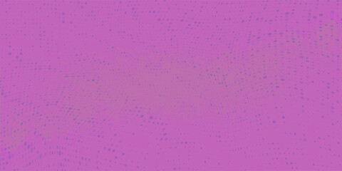 Background with wave dotted lines. Halftone pattern. Design in pop-art style, comic book. Retro, vintage backdrop. Vector illustration.  Pink-violet color