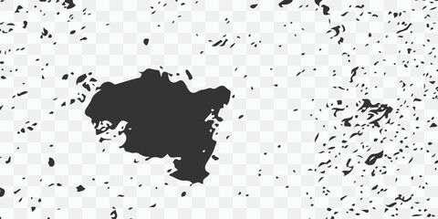 Grunge frame border texture on isolate background. Old grunge frame with dust texture. Texture black frame old grunge square frame.