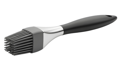 Modern silicone pastry brush with ergonomic handle for cooking and baking