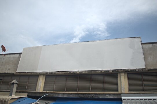 billboard on the roof