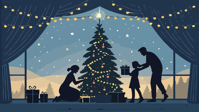 Celebrate the magic of Christmas with family, gifts, and twinkling lights, creating unforgettable memories during the most wonderful time of the year