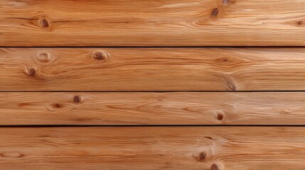 Fototapeta premium Natural wooden texture with smooth grain pattern and warm tones suitable for backgrounds, surfaces, or rustic-themed design applications
