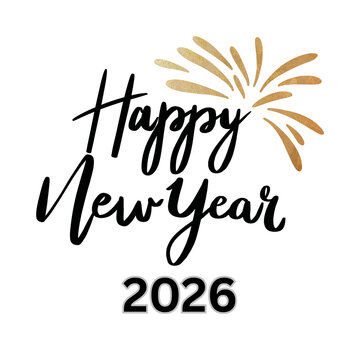 Happy New Year 2026 Banner