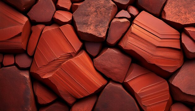 Bauxite Rock Texture Shapes Seamless Tileable 6K