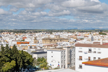 Views of the city of Chiclana from the hermitage of Santa Ana