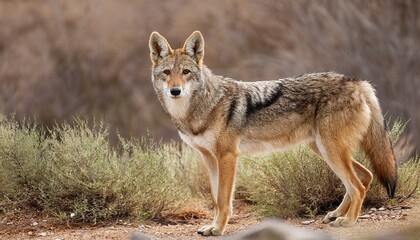 Coyote Isolated On Transparent Background