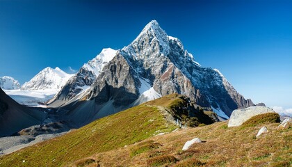 Mountain Peak Summit Logo Design Outdoor Hiking Adventure Icon Set Alpine Wilderness Travel Symbol Vector Illustration