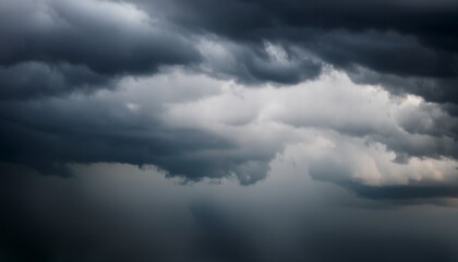 Intense Dramatic Weather Scene With A Realistic Transparent Cutout Grungy Gradient Texture And Vignette Overlay For Depth