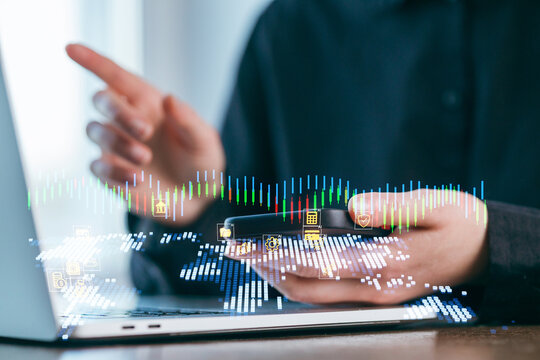 Exploring digital finance trends through smartphone data analysis in a modern workspace setting