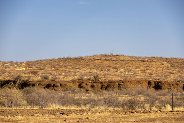 breathtaking landscape in hardap region of namibia
