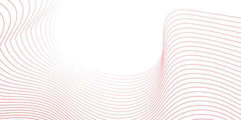 Naklejka premium White abstract background and red line. EPS 10