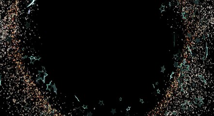 Elegant abstract background with stars and particles. Perfect for invitations, flyers, web design and more. Blank space
