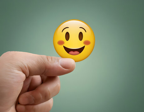  happy smiley faces, yellow happy faces emoji on plain background, smily emojis with copy text space