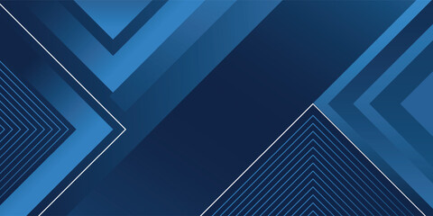 Dynamic fluid blue geometric with hexagon lines gradient background. Vector illustration