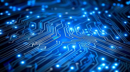 Innovative abstract circuit design for enhanced cyberspace visual representation