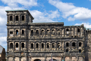 Fototapeta premium Porta Nigra ancient Roman UNESCO world heritage site in Trier