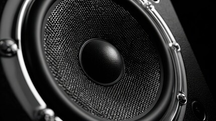 Stunning photo of audio Speaker Close-Up.
