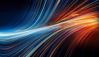 Futuristic Sci Fi Glowing Lines And Motion Blur Texture 11