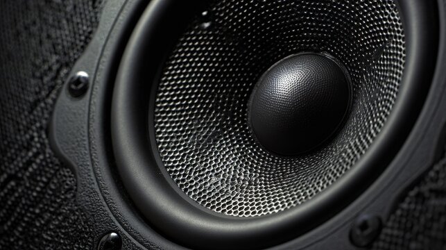 Stunning photo of audio Speaker Close-Up.