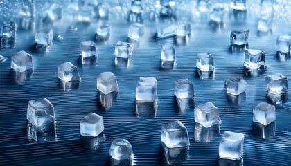 Ice Cubes Background